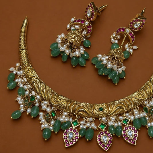 Hasli Jadau Choker Set