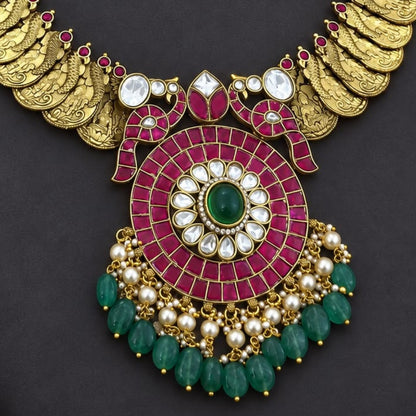 Antique Jadau Kasu (coin) Set