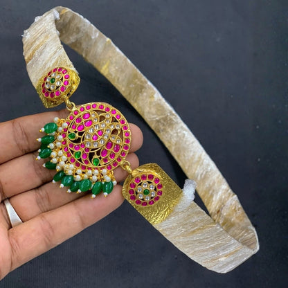 Medallion Jadau Waist Belt (Oddiyanam)